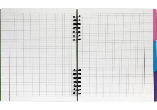 Sülearvuti Notebook, EconoMix, B5, kastidega, 120 lehte, 60 gsm, spiraaliga küljel, plastikust kate hind ja info | Vihikud, märkmikud ja paberikaubad | kaup24.ee