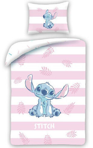 Laste voodipesukomplekt Disney Lilo and Stitch Pink, 140×200, 2 osa hind ja info | Beebide ja laste voodipesu | kaup24.ee