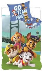 Paw Patrol Go Team Laste voodipesukomplekt 140x200 cm, 70x90 cm цена и информация | Детское постельное бельё | kaup24.ee