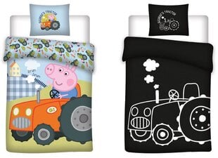 Peppa Pig Laste voodipesukomplekt 140x200 cm, 70x90 cm цена и информация | Детское постельное бельё | kaup24.ee