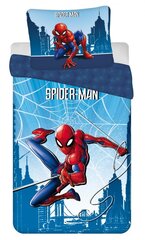 Spiderman Blue Laste voodipesukomplekt 140×200 cm, 70×90 cm hind ja info | Beebide ja laste voodipesu | kaup24.ee