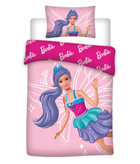 Barbie Wings Laste voodipesukomplekt, 100 x 135 cm, 40 x 60 cm hind ja info | Beebide ja laste voodipesu | kaup24.ee