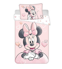 Laste voodipesukomplekt Disney Minnie Powder roosa, 100×135, 2 osa цена и информация | Детское постельное бельё | kaup24.ee