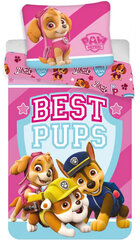 Laste voodipesukomplekt Paw Patrol Best Pups, 100×135, 2 osa hind ja info | Beebide ja laste voodipesu | kaup24.ee