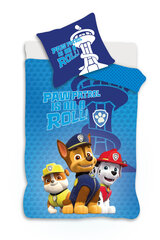 Paw Patrol Roll Laste voodipesukomplekt 100x135 cm, 40x60 cm цена и информация | Детское постельное бельё | kaup24.ee