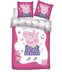 Peppa Pig Flowers Комплект детского постельного белья (small) 100×135 cm, 40×60 cm цена и информация | Детское постельное бельё | kaup24.ee