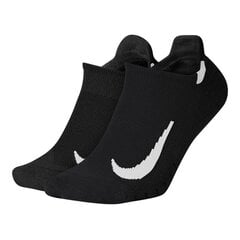 Nike sokid MULTIPLIER NO SHOW 2pk, must цена и информация | Мужские носки | kaup24.ee