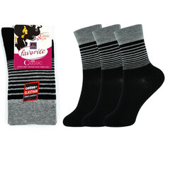 Женские носки Bisoks, 22172 чёрные, 3 пары цена и информация | Женские носки | kaup24.ee