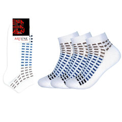 Мужские короткие носки Bisoks 12332, белые, 3 пары цена и информация | Мужские носки | kaup24.ee