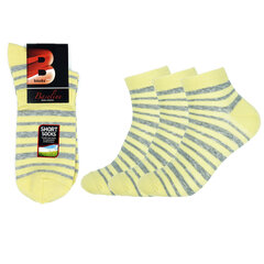 Мужские носки Bisoks 12335 жёлтые, 3 пары цена и информация | Meeste sokid | kaup24.ee