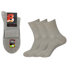 Мужские носки Bisoks 12336 бежевые, 3 пары цена и информация | Мужские носки | kaup24.ee