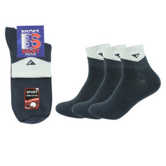 Мужские спортивные носки Bisoks 12431, серые, 3 пары цена и информация | Мужские носки | kaup24.ee