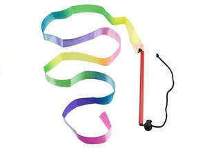 Гимнастическая лента в цветах радуги цена и информация | Развивающие игрушки | kaup24.ee