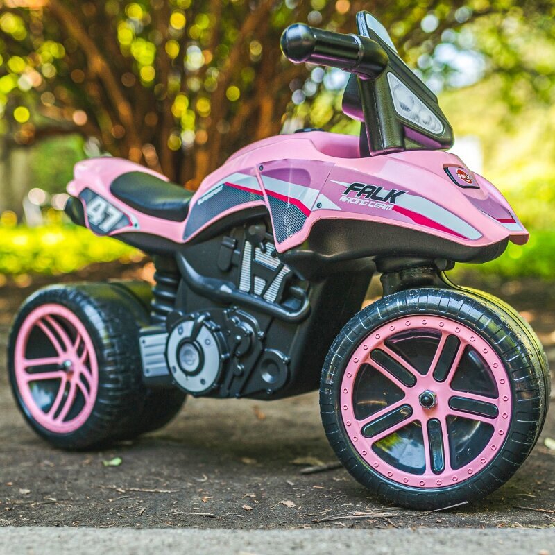 FALK mootorratas lastele, roosa цена и информация | Imikute mänguasjad | kaup24.ee