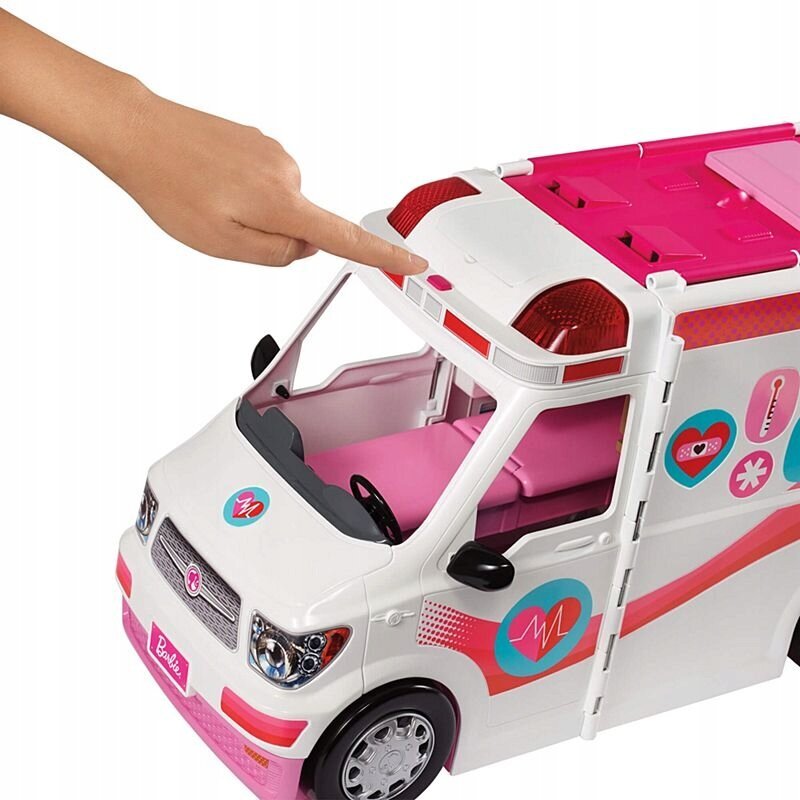 Kiirabi Barbie® mobiilne kliinik 2in1 Frm19 hind ja info | Tüdrukute mänguasjad | kaup24.ee