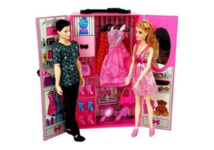 Nukukomplekt roosa riidekapiga hind ja info | Tüdrukute mänguasjad | kaup24.ee