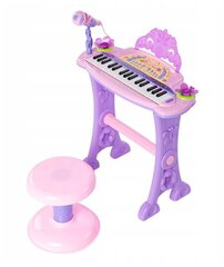 Klaver mikrofoni ja tooliga Inna, roosa цена и информация | Развивающие игрушки и игры | kaup24.ee