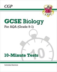 GCSE Biology: AQA 10-Minute Tests (includes answers) hind ja info | Noortekirjandus | kaup24.ee