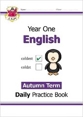 KS1 English Year 1 Daily Practice Book: Autumn Term hind ja info | Noortekirjandus | kaup24.ee