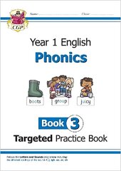 KS1 English Year 1 Phonics Targeted Practice Book - Book 3 цена и информация | Книги для подростков и молодежи | kaup24.ee