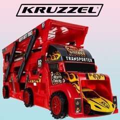 Автовоз c 6 автомобилями Kruzzel цена и информация | Игрушки для мальчиков | kaup24.ee