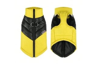 Куртка для домашнего питомца, 39x42x50 см, желто-черная цена и информация | Одежда для собак | kaup24.ee