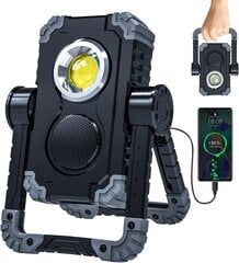 LED-töövalgusti Vicalo Bluetooth-kõlariga hind ja info | Taskulambid, prožektorid | kaup24.ee