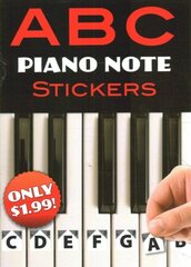 ABC Piano Note Stickers hind ja info | Kunstiraamatud | kaup24.ee