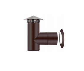 Настенный вентиляционный дымоход с обратным клапаном FI 110 100  цена и информация | Дымоходы | kaup24.ee