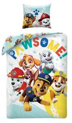 Laste voodipesukomplekt Paw Patrol 140x200, 2-osaline hind ja info | Beebide ja laste voodipesu | kaup24.ee