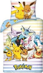 Детский комплект постельного белья Pokemon 140x200см, 2 части  цена и информация | Детское постельное бельё | kaup24.ee