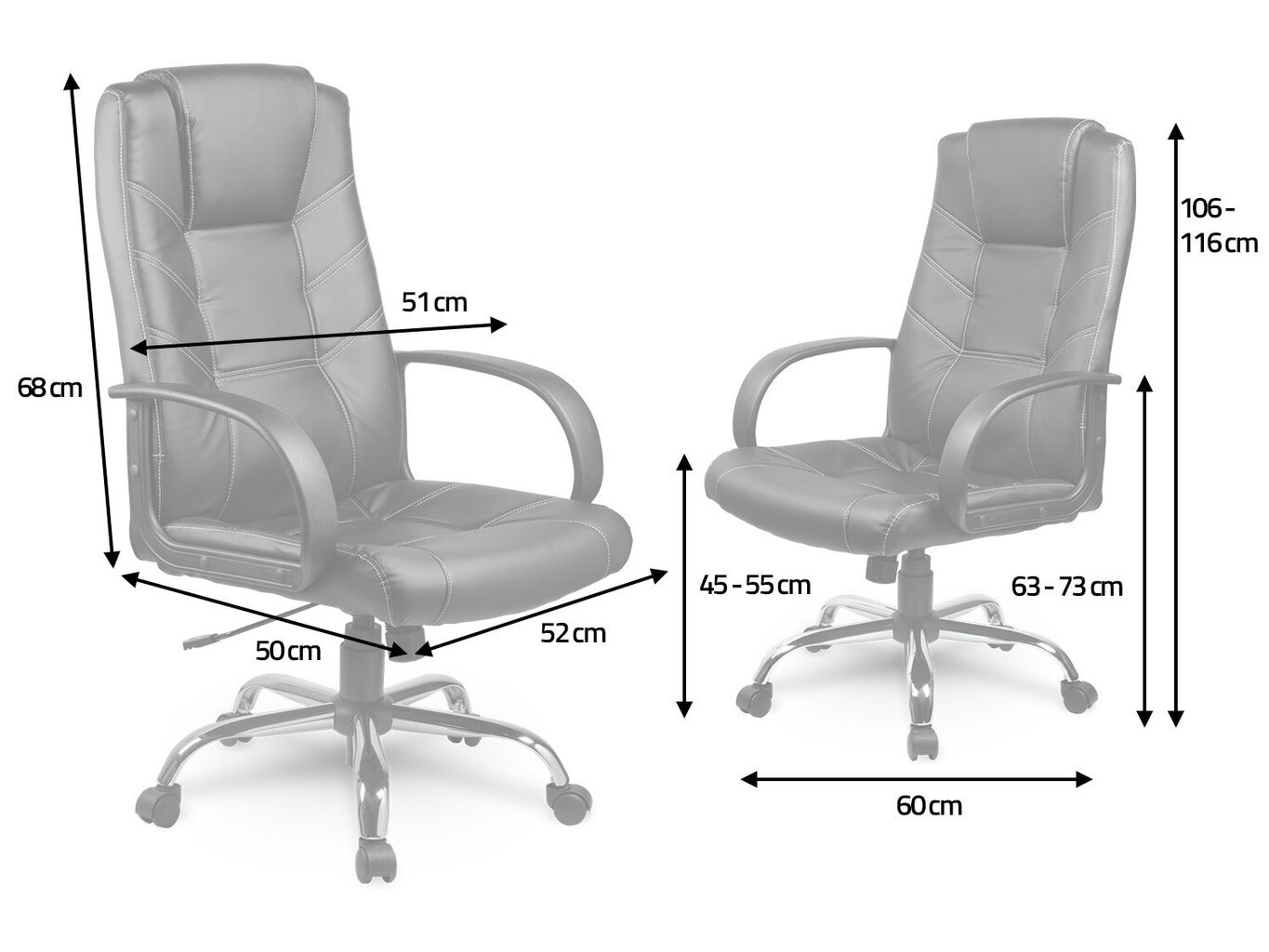 Kontoritool, must hind ja info | Kontoritoolid | kaup24.ee