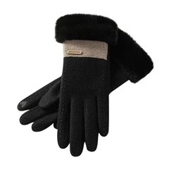 Универсальные зимние перчатки C12308025-2, черные цена и информация | Женские перчатки | kaup24.ee