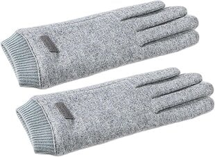 Теплые универсальные зимние перчатки C12308030-2, серые цена и информация | Женские перчатки | kaup24.ee