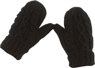 Варежки зимние C123080016-6, черные цена и информация | Женские перчатки | kaup24.ee