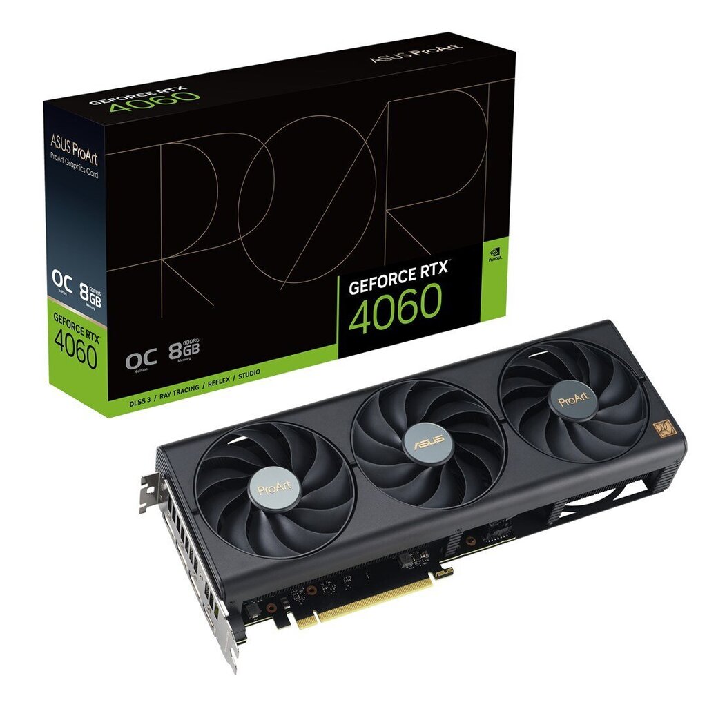 Asus ProArt GeForce RTX 4060 OC Edition (PROART-RTX4060-O8G) hind ja info | Videokaardid (GPU) | kaup24.ee