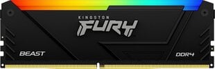 Kingston Fury Beast RGB (KF432C16BB2A/8) цена и информация | Оперативная память (RAM) | kaup24.ee