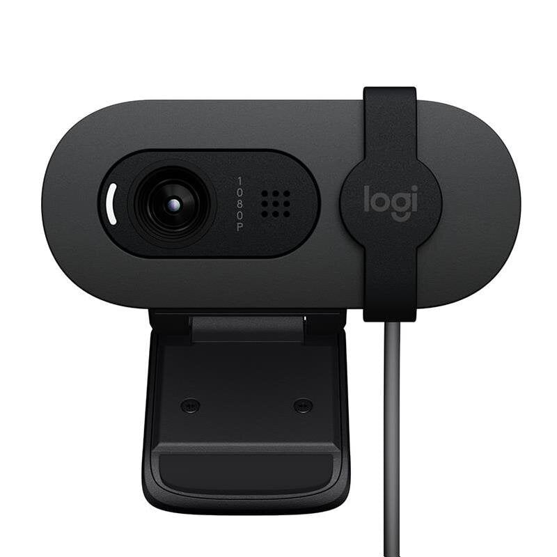 Logitech Brio 100, FHD, graphite - Webcam цена и информация | Arvuti (WEB) kaamerad | kaup24.ee