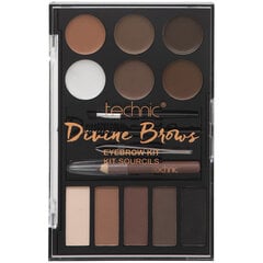 Kulmude hoolduskomplekt Technic Divine Brows hind ja info | Ripsmetušid, lauvärvid, silmapliiatsid, seerumid | kaup24.ee