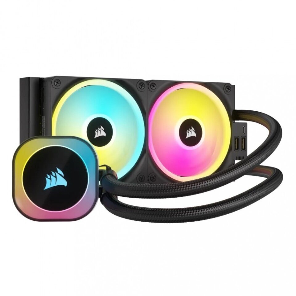 Corsair Icue Link H100I RGB AI CW-9061001-WW цена и информация | Protsessori jahutid | kaup24.ee