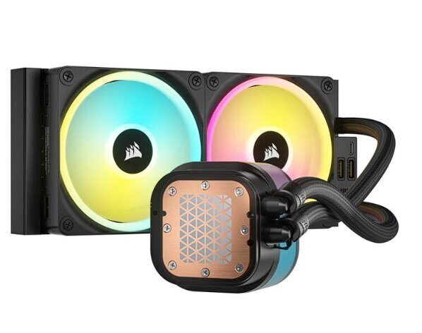 Corsair Icue Link H100I RGB AI CW-9061001-WW цена и информация | Protsessori jahutid | kaup24.ee