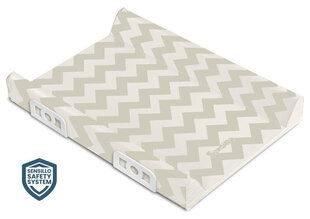 Arenduslaud Sensillo Safety Zigzag Beige, 70 cm hind ja info | Mähkimislinad | kaup24.ee