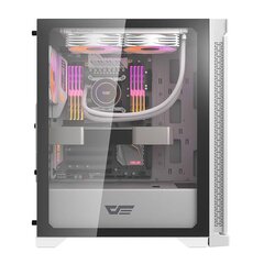 Darkflash DK361 computer case + 4 fans (white) цена и информация | Корпуса | kaup24.ee