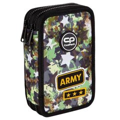 Vormitud pinal kahe sektsiooni ja tarvikutega CoolPack Jumper 2 Army Stars цена и информация | Пеналы | kaup24.ee