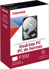 Toshiba P300 HDWD260EZSTA цена и информация | Внутренние жёсткие диски (HDD, SSD, Hybrid) | kaup24.ee