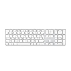 Wireless keyboard Omoton KB515 BT (white) цена и информация | Клавиатуры | kaup24.ee