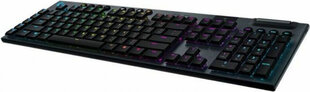 Беспроводная игровая клавиатура Logitech G915 LIGHTSPEED, черная цена и информация | Клавиатуры | kaup24.ee