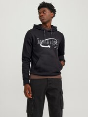 Мужская толстовка Jack & Jones 12245714*02 5715503961899, черная цена и информация | Мужские толстовки | kaup24.ee