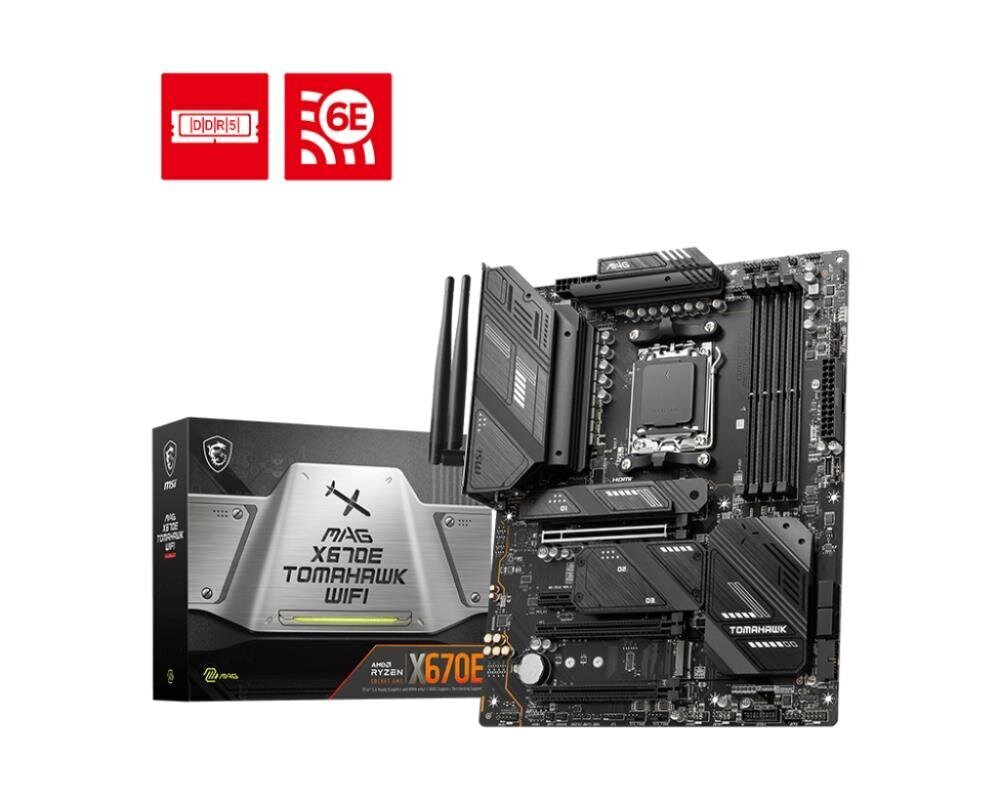 MSI MAG X670E Tomahawk WiFi hind ja info | Emaplaadid | kaup24.ee