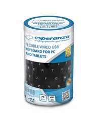 Esperanza EK140 цена и информация | Клавиатура с игровой мышью 3GO COMBODRILEW2 USB ES | kaup24.ee